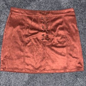 Velvet skirt
